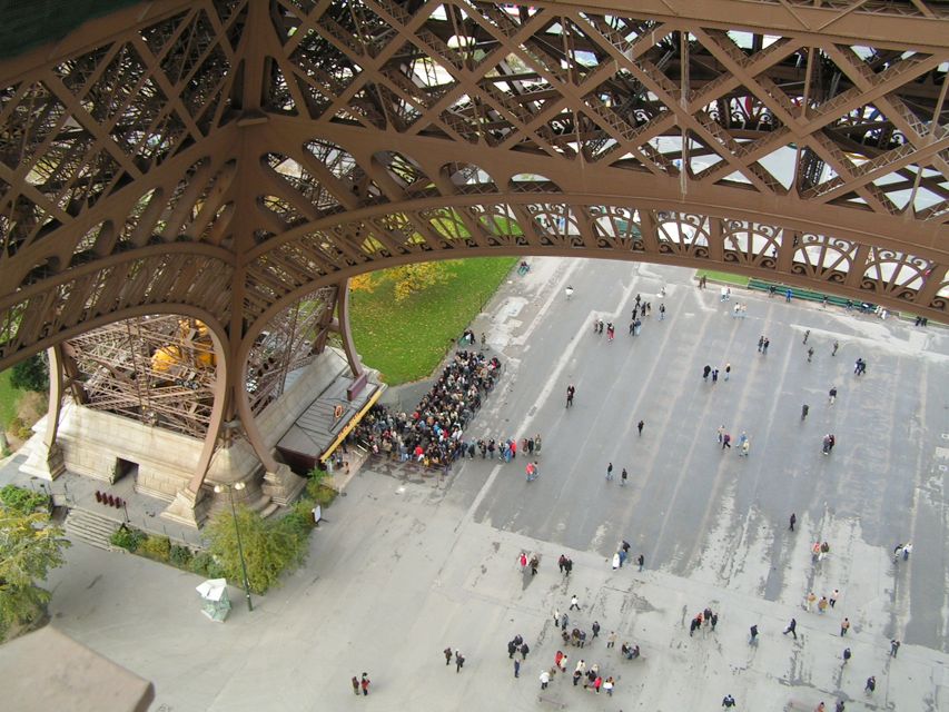 Eiffel Tower from first platform